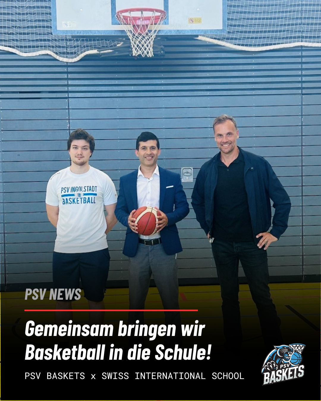 Gemeinsam bringen wir Basketball in die Schule: Neue Partnerschaft mit der SIS Ingolstadt